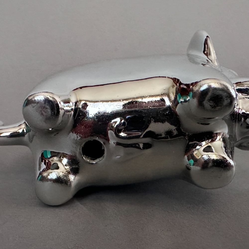 NIB Jonathan Adler Menagerie Silver Elephant Discontinued Style! - Picture 5 of 5